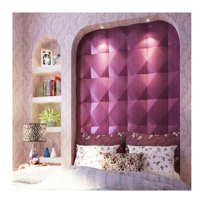 China Modern Home Decor Living Room Foldable Soft Foam Wall Panels Sticker, Waterproof Leather 3d Wall Panel for sale