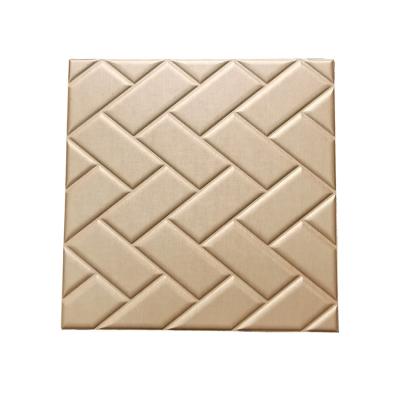 China Modern Home Decor Material Luxury Wall Cladding , Soft Foam 3d Wall Panel Home Decor for sale