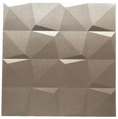 China Modern 3d wall covering, leatherette wallpaper, interior 3d wall panel for sale