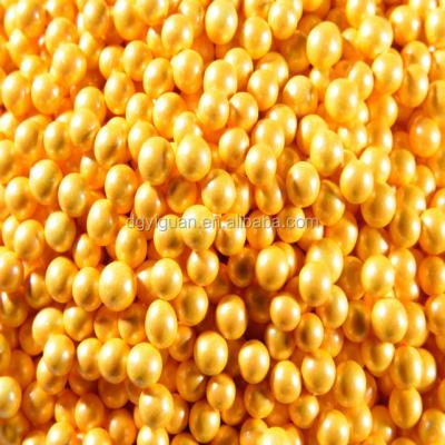 China Decorate for edible cake of different cake decorating Sugar Gold Pearls Sprinkle for sale