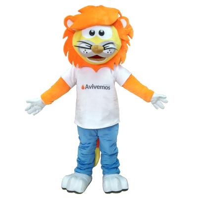 China 2019 China Super Soft Manufacture Professional Plush Toy Lion Custom Mascot Costume for sale