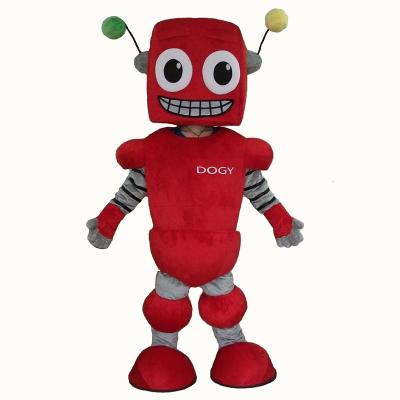 China 2012 Soft Plush Custom Red Robot Mascot Costume for sale