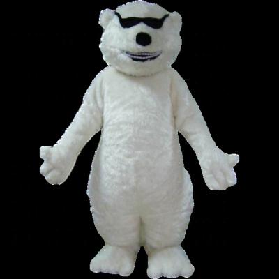 China Wholesale Super Soft Handmade Plush Polar Bear Body Used Mascot Costume For Man Use for sale