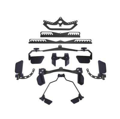 China 2021 Wide Fitness Exercise ZJ Hote Sale Grip Lat Film Advancement Rowing Bar Set Gym Fitness Gym Exercise Fitness Accessories 9pcs Sets for sale