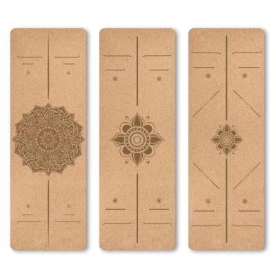 China Durable/ZJFIT Eco-Friendly 100% Dropshipping Custom Made Organic Eco Friendly 5mm Cork Yoga Mat Natural for sale