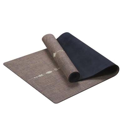 China ZJFIT Eco-Friendly/Durable Sports Practice Jute Yoga Mat Natural Rubber Eco-Friendly Canvas Yoga Mat for sale