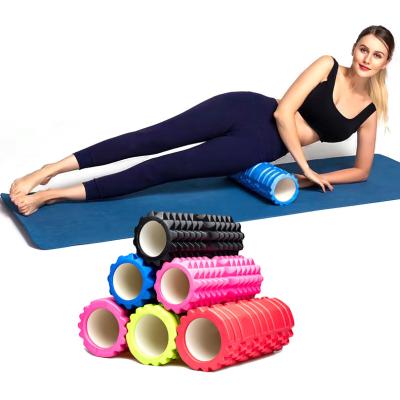 China Wholesale Durable ZJFIT Gym Density Medium Deep Cloth Massager Custom Foam Roller, Muscle Recovery 33cm 45cm Eva Foam Roller for sale