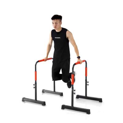 China Durable/Adjustable Height ZJ Adjustable Hot Selling Professional Gym Fitness Home Gym Push Up Stand Dip Parallel Bars for sale