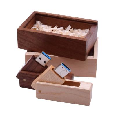 China Factory OEM Bulk Wooden Bamboo Bamboo 3.0 USB Flash Drive With Wooden Box And Customized Logo USB Flash Drive Wholesale for sale