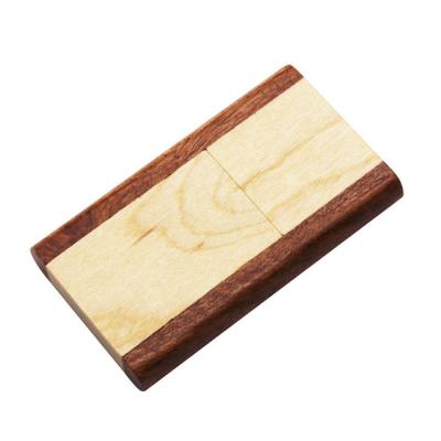 China Genuine Flash Drive Computer Capacity Custom Logo Thumb Drive 4gb 8gb Flip Type Wooden USB for sale