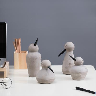 China Modern wholesale Nordic creative cute interior pit cement modern minimalist decoration luxury accessories other home decor for sale