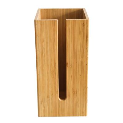 China Modern Bamboo Toilet Paper Holder for sale