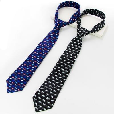 China Fashion Wholesale New Designs Fashion Vintage Skinny Ties Printed School Uniform Necktie for sale