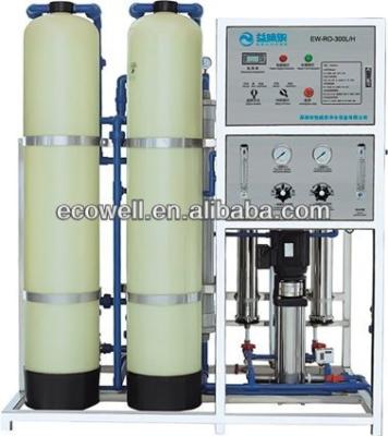 China Plant 300L/H Automatic Pure Water Treatment Plant Water Plant RO Water Flushing Machine for sale