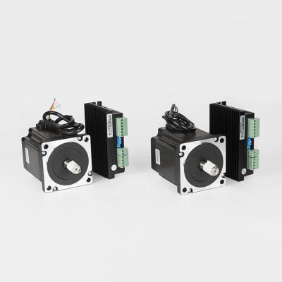 China 3 Phase 1.2 Degree 86H3P High Torque 7.3N.m Stepper Motor Nema34 Hybrid Stepper Motor Nema34 Micro Direct CNC Router for sale