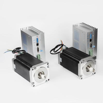 China Product 201mm Automatic NEMA 43 Stepper Motor 4 Axis 8.0A 30N.m With 4 Leads 2 Phase Stepper Motor For CNC Machine for sale