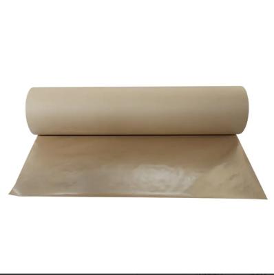 China Mix Wood Pulp PE Coated Kraft Paper Unpeelable Single Side Coating for sale