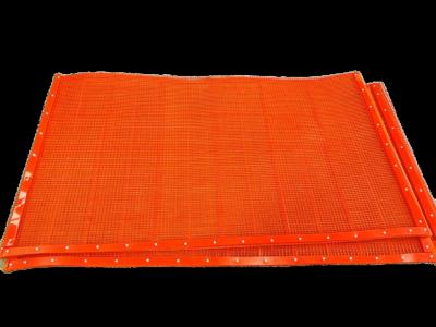 China Two Layer Polyurethane High Frequency  Screen Panel For The Iron Ore  With Different Aperture Hole Enjoy Long Working Life for sale