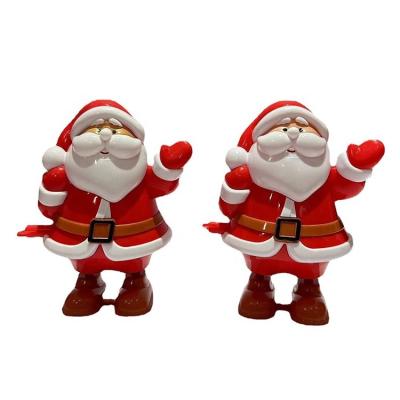 China Cartoon Toys Funny Roll Up Santa Toy Candy Christmas Candy Toy For Kids for sale