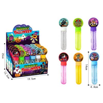 China Blowing bubbles fun out six colors Halloween Mini Bubble Wands Blowing Bubbles Toy Bubble Tubes for sale