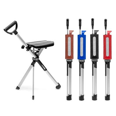 China Aluminum alloy elderly people's crutches, stools, and chairs. Slip no eight crutches, folding and portable seats. The chairs of the elderly, vintage for sale