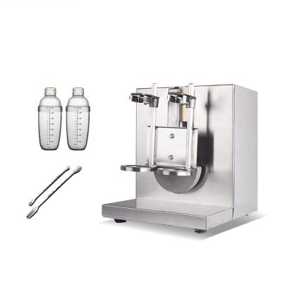 China Hotels Two Cup Bubble Tea Bubble Shaker Commercial Tea Shaker Machine for sale