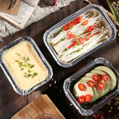 China Disposable Eco-Friendly Box Food Packaging Container Food Aluminum Foil for sale