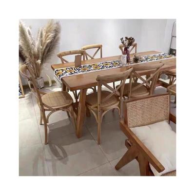 China Manufacturer Supply Adjustable Large (Height) Event Party Banquet Party Outdoor Farmhouse Table With Chairs for sale