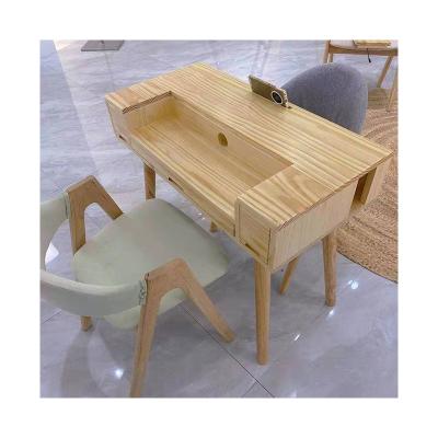 China Modern Japanese style multi-functional Russian style flat table of solid wood manicure table and manicure table vacuum cleaner storage chairs for sale