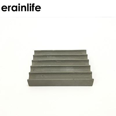 China Gray Hotel Eco-Friendly Natural Concrete Soap Dish for sale