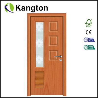 China Apartment Swing PVC Toilet Door PVC Bathroom Door Price for sale