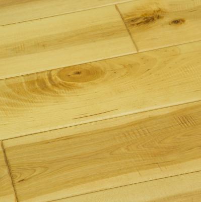 China Kangton Finger Traditional Common Rustic 90mm Birch Lacquered Hardwood Solid Wood Flooring for sale