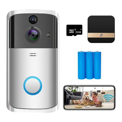 China Mulit Apartments 2022 Wifi Smart Doorbell Home Video Wireless Doorbell With Camera Wireless Ring Doorbell Intercom for sale