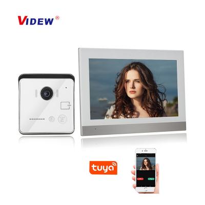 China Home Security System VIDEW Tuya Smart 7 Inch Digital Video Doorbell Intercom With Camera And Touch Screen Monitor RFID Access For Home Villa for sale