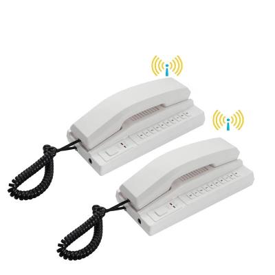 China 2.4GHz 433MHz Plastic Wireless Intercom Audio Safe Indoor Audio Telephone Fixed Wireless Terminals for Warehouse Office Home for sale