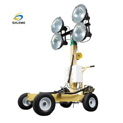 China High Brightness Transport Metal Halide Light Tower Mobile Light Tower For Outdoor Working for sale