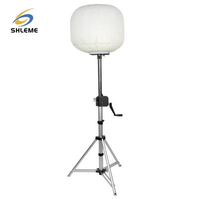 China 200W LANDSCAPE Led Construction Running Balloon Light Inflatable Tower Light Factory Or Outdoor Use for sale