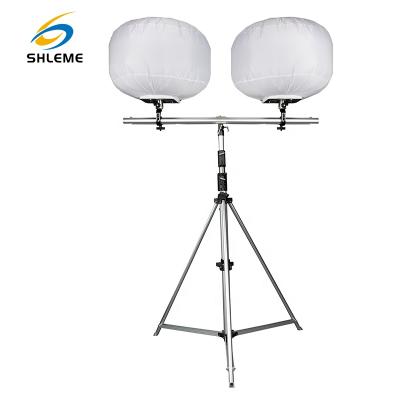 China Portable LANDSCAPE Shleme Light LED Double Balloon LED Light Tower Mobile for sale