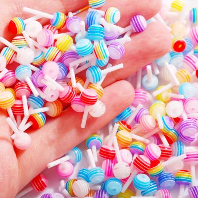 China Bulk Wholesale Plastic Kawaii Lollipop Candy Mini Christmas Jewelry Stone 3d Cute Nail Art Decorations for sale