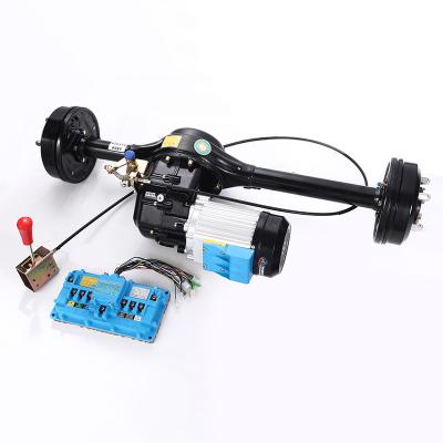 China 72v 5000w dc brushless motor two speed rear alxe controller for 2000kg cargo tricycle for sale