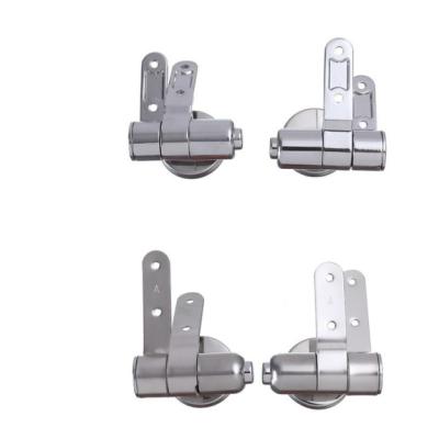 China Slow-end Toilet Seats Stainless Steel Toilet Seat Hinge Top Repair Quick Release for sale