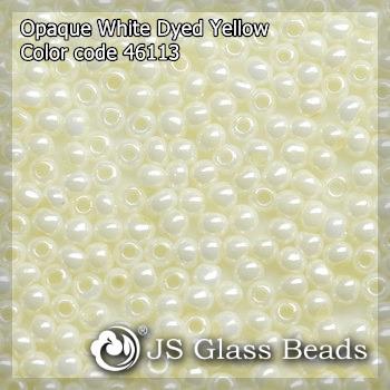 China Fashion JS High Quality Glass Seed Bead - 46113# Light Yellow Bead Seed Beads for Garment and Jewelry for sale