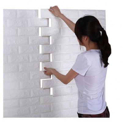 China Waterproof+Eco-friendly 3d wall stickers imitation pe stickers Wenzhou brick3d imitation brick for sale