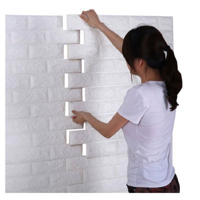 China Back With Glue 3d Wall Panel / PVC Self Adhesive 3d Wallpaper Laser Design for sale