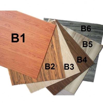 China Modern Wood Grain Embossed Fire Resistant Decorative Composite Board Exterior Wood Wall Panels for sale