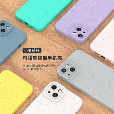 China Shockproof Mobile Cell Phone Case for iPhone 14 Recycled Personalized Bio Degradable ECO Friendly Biodegradable Phone Case13 Cover for sale