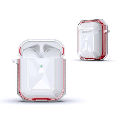 China Eco-friendly Design Transparent Earphone Case For Airpods 1 2  Protective Cover  First And Second Generation Pro Case for sale