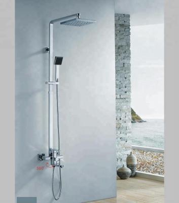 China With New Diverter Design With Handle Hot Cold Shower Tub Faucet Outdoor Mounted Shower Faucet for sale