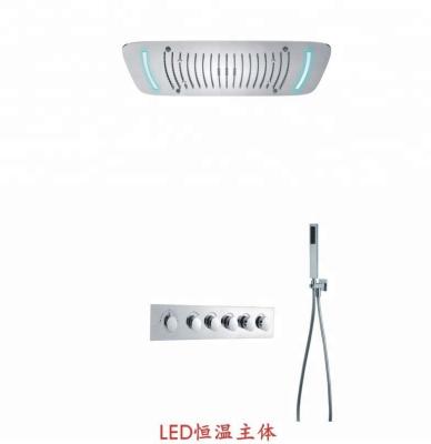 China Bathroom Faucets Bath Thermostatic Ceiling Faucet Ceiling Overhead Rain Shower for sale