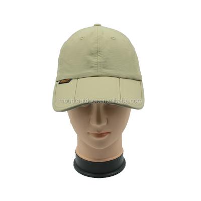 China Custom 6 panel JOINT baseballcap foldable brim with your logo design for sale